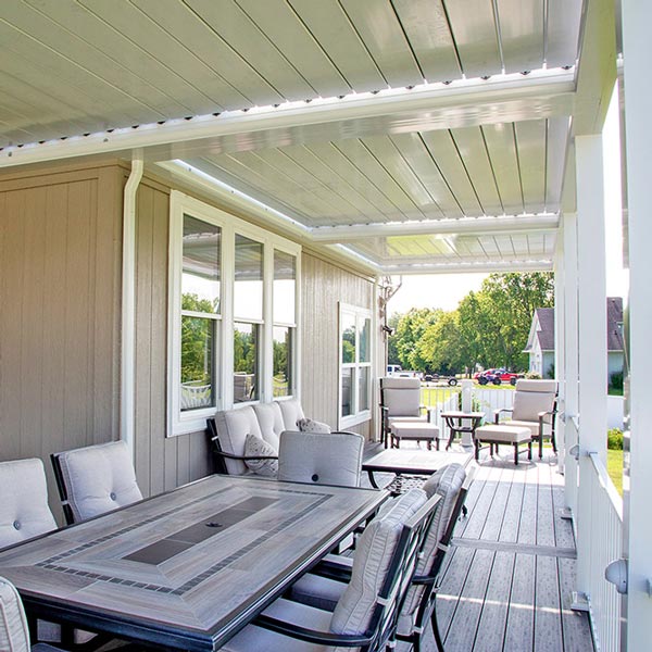 louvered pergola
